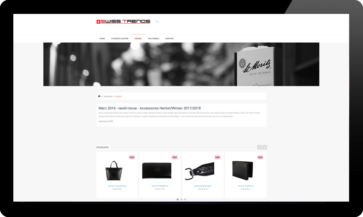 Joomla Website mit Onlineshop